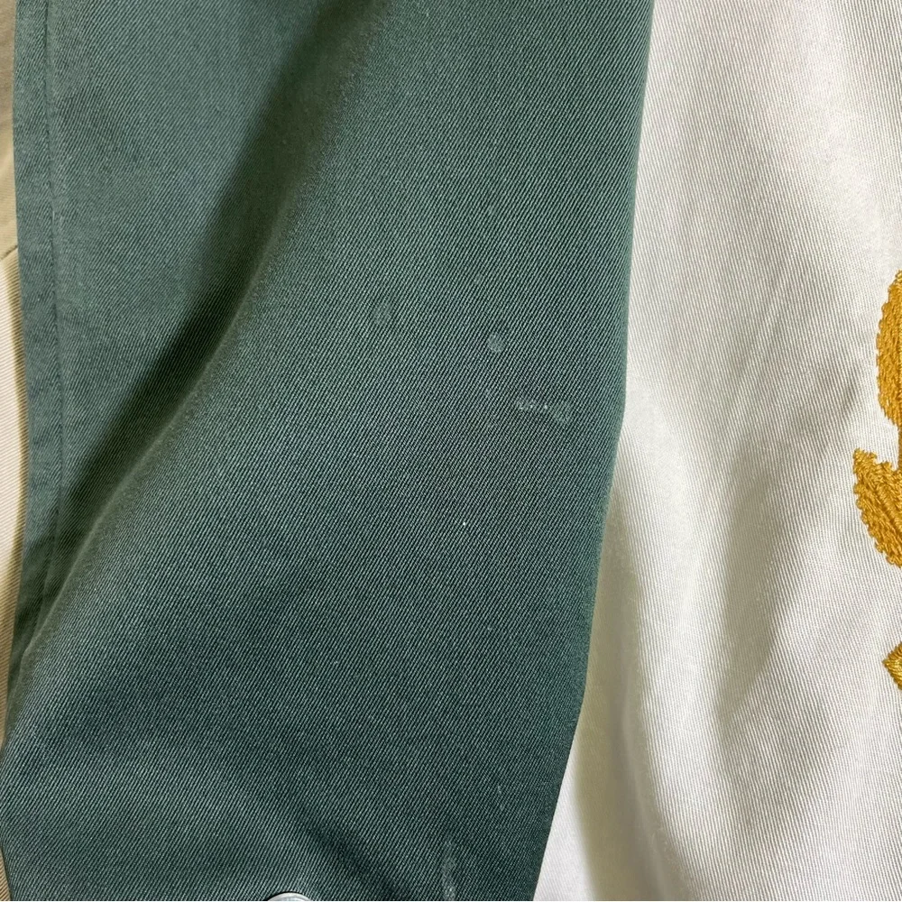 Burberry Prorsum Re-Issued Unisex Waxed Khaki Cotton Gabardine Car Over Coat L - Picture 3 of 11